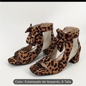 Women's Bowknot Decoration Chunky Heel Sandals, Fashion Square Toe Dress